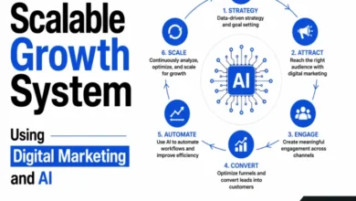 How to Build a Scalable Growth System Using Digital Marketing and AI